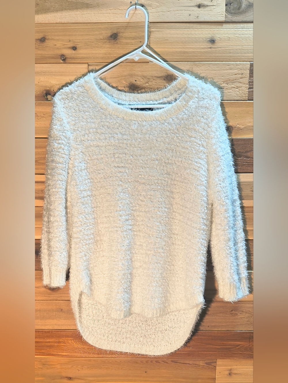 Chenille Sweater By GNW - Size L - White Color